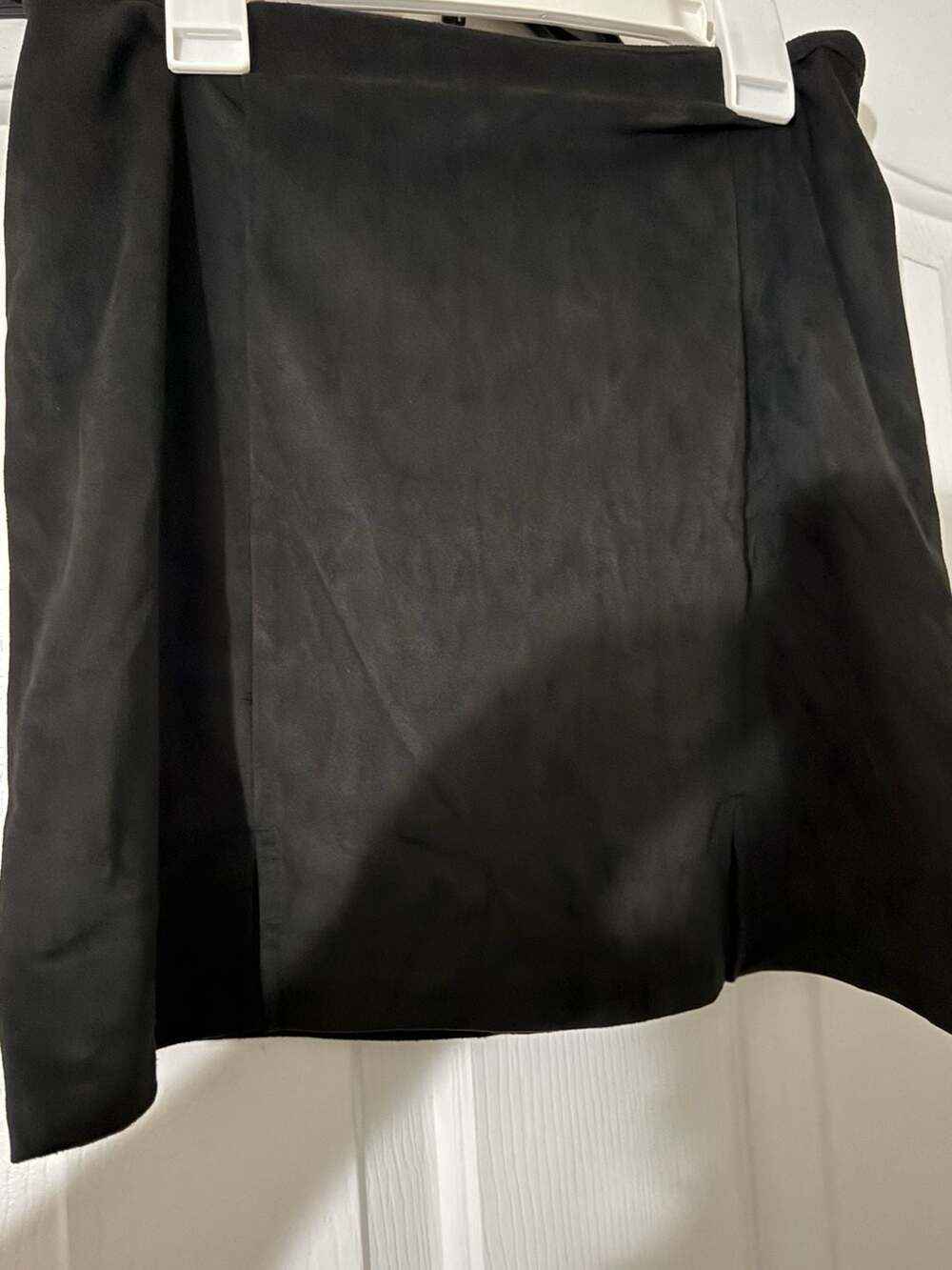 Forever 21 Skirt Size M Black Faux Suede Mini